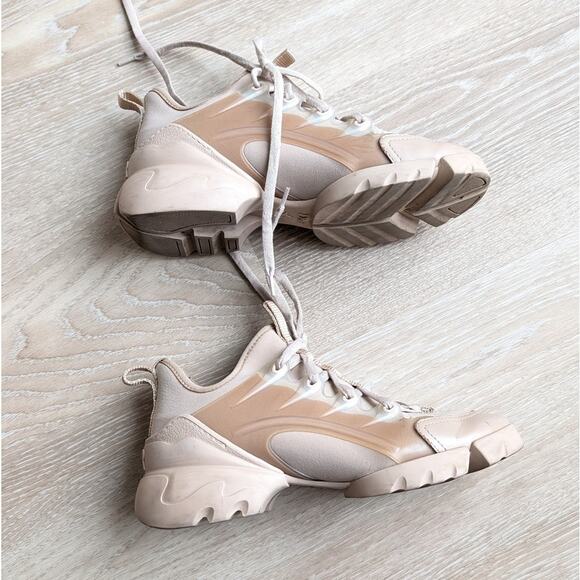 Christian Dior D-Connect Sneaker Shoes in Nude Technical Fabric, size 36 - Picture 6 of 12